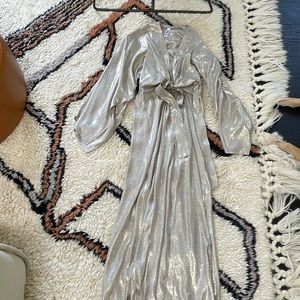 Rat & Boa Gold Snake Print Dress